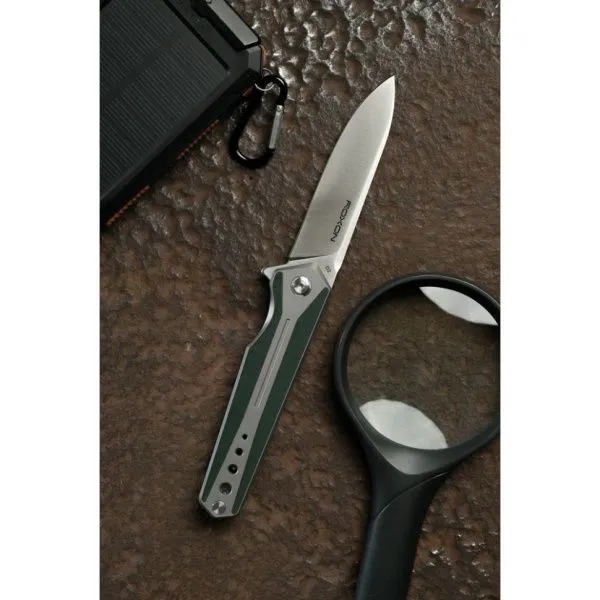 Нож складной Roxon K1, сталь D2, зелёный, K1-D2-GR Нож складной Roxon K1, сталь D2, зелёный, K1-D2-GR