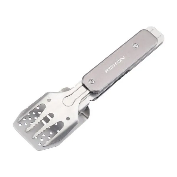 Компактный мини набор для барбекю Roxon S602R красный (4 в 1)