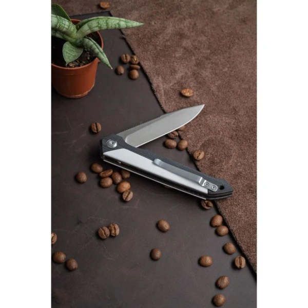 Нож складной Roxon K3, сталь D2, белый, K3-D2-WH (Поврежден. упаковка.)