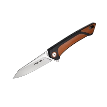 Нож складной Roxon K2, сталь Sandvik 12C27, коричневый, K2-12C27-BR